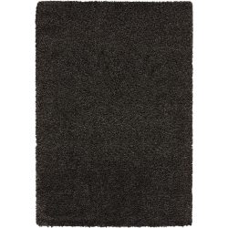 Teppich Luxury Shaggy Schwarz Polyethylen 160 cm 230 cm - Farbe: anthrazit - Material: Polypropylen - Teppich