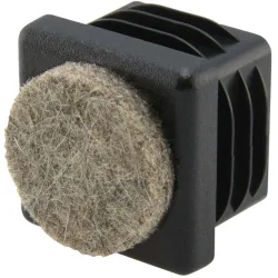 PLUG Schwarz Filz - Material: Wollfilz