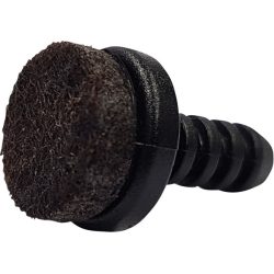 SQUARE GLIDER Schwarz Filz 14 cm 14 cm - Material: Wollfilz