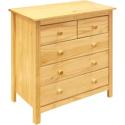 Kommode Amey Braun Holz 79 cm 40 cm - Farbe: natur - Material: Kiefer massiv - Kommode
