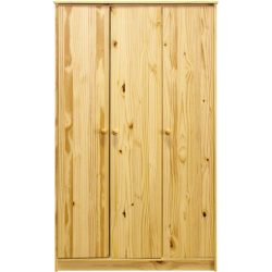 Kleiderschrank Yani Braun Holz 107 cm 50 cm 175 cm - Farbe: natur - Material: Kiefer - Kleiderschrank