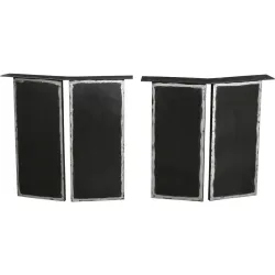 Tischgestell Parv Schwarz Metall 70 cm - Tischgestell
