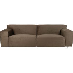 Sofa Vada Braun Stoff 230 cm 94 cm - Sofa