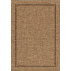 Outdoor-Teppich Zea Braun Polyester 80 cm 200 cm - Material: Polypropylen - Outdoor-Teppich