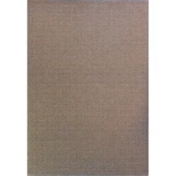 Outdoor-Teppich Yamilia Braun Polyester 80 cm 150 cm - Outdoor-Teppich