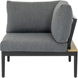 Loungeelement Florida dunkelgrau Aluminium 1 B 80.5 cm T 80.5 cm - Loungeelement