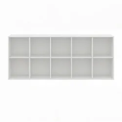 Bücherregal Mister Weiss Holzwerkstoff 170 cm 69 cm - Bücherregal