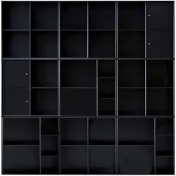 Bücherregal Mister Schwarz Holzwerkstoff 207 cm 207 cm - Bücherregal