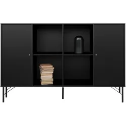 Sideboard Mister Schwarz Holzwerkstoff 136 cm 89 cm - Sideboard