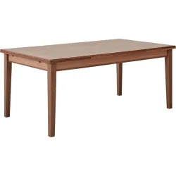 Esstisch Zami Braun Holz 180 cm - Farbe: Walnuss - Esstisch
