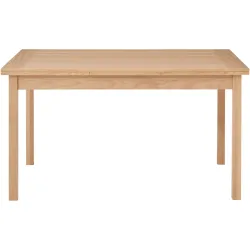 Esstisch Dirk Braun Holz 140 cm - Farbe: eiche - Esstisch