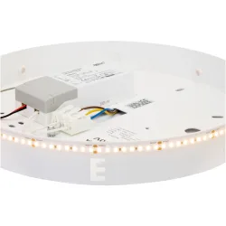 Basis Echoes Metall weiss D: 29.5cm, 15W LED - LED - Lichtfarbe: Warmweiss- LED Energiesparlampe