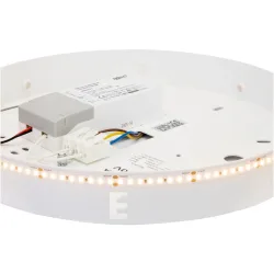 Basis Echoes Metall weiss D: 29.5cm, 15W LED - LED - Lichtfarbe: Warmweiss- LED Energiesparlampe