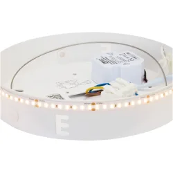 Basis Echoes Metall weiss D: 19.5cm, 10W LED - LED - Lichtfarbe: Warmweiss- LED Energiesparlampe