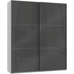 Kleiderschrank Sanko Grau Holz 200 cm 65 cm 236 cm - Material: Holzwerkstoff - Kleiderschrank
