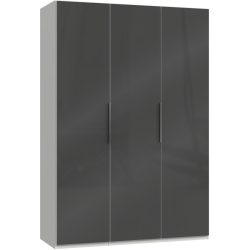 Kleiderschrank Sanko Grau Holz 150 cm 58 cm 216 cm - Material: Holzwerkstoff - Kleiderschrank