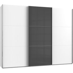 Kleiderschrank Sanko Grau Holz 300 cm 65 cm 236 cm - Material: Holzwerkstoff - Kleiderschrank