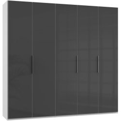 Kleiderschrank Sanko Grau Holz 250 cm 58 cm 236 cm - Material: Holzwerkstoff - Kleiderschrank