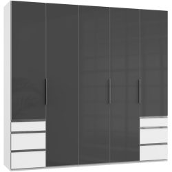Kleiderschrank Sanko Grau Holz 250 cm 58 cm 236 cm - Material: Holzwerkstoff - Kleiderschrank
