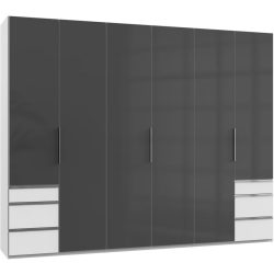 Kleiderschrank Sanko Grau Holz 300 cm 58 cm 236 cm - Material: Holzwerkstoff - Kleiderschrank