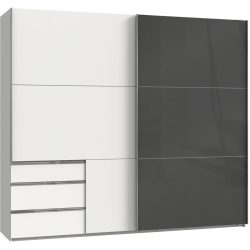 Kleiderschrank Sanko Grau Holzwerkstoff 250 cm 65 cm 216 cm - Kleiderschrank