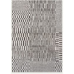 Teppich Caidal Weiss/Grau Polyester 200 cm 280 cm - Farbe: Weiss, Grau - Teppich