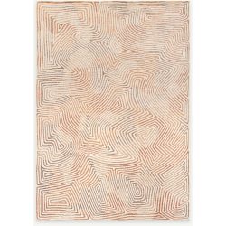 Teppich Indian Sand Rot Polyester 240 cm 340 cm - Teppich