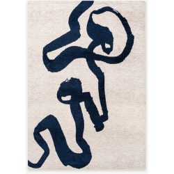 Teppich Sea Ink Blau Polyester 240 cm 340 cm - Teppich