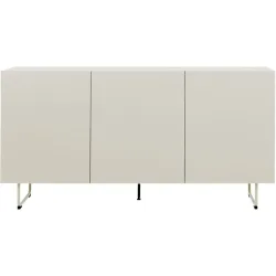 Sideboard Kaian Beige Holz 164 cm 83 cm - Farbe: champagne - Material: MDF - Sideboard