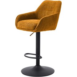 Barhocker 2er-Set Arel Rot Polyester 51 cm 53 cm - Farbe: rost - Barhocker 2er-Set
