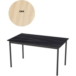 Tisch Perri Braun MDF 140 cm - Farbe: eiche - Material: MDF/Melaminfolie - Tisch