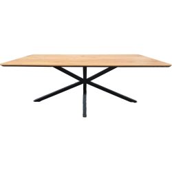 Tisch Cely Braun MDF 100 cm - Farbe: eiche - Material: MDF/Melaminfolie - Tisch