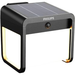 Solarlampe Philips Schwarz Kunststoff 13.2 cm 13.2 cm - LED - Lichtfarbe: Warmweiss - Solarlampe- LED Energiesparlampe