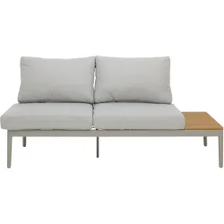 Loungeelement Florida hellgrau Aluminium - Loungeelement