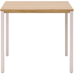 Beistelltisch Barillo Braun/Grau Holz 40 cm - Farbe: taupe - Material: Eiche - Beistelltisch