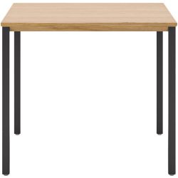 Beistelltisch Barillo Schwarz Holz 40 cm - Material: Eiche - Beistelltisch