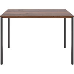 Beistelltisch Barillo Schwarz Holz 60 cm - Material: Nussbaum - Beistelltisch