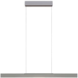 Bopp Pendellampe Nano 2.0 Silber Aluminium 100 cm Höhenverstellbar (manuell) - LED - Lichtfarbe: Extra warmweiss - Pendellampe- LED Energiesparlampe