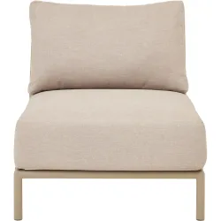 1-Sitzer Seil/Stahl beige - 71