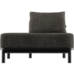 SACKit Loungeelement Kirra schwarz 80 Prozent Olefin und 20 Prozent recyceltes Olefin-Polyester 1 B 77.5 T 106 cm - Material: 80% Olefin und 20%