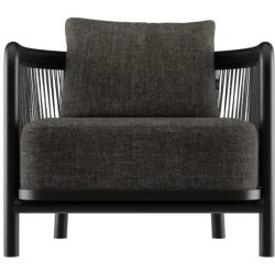 SackIT, SACKit Loungesessel Kirra schwarz Olefin B 77.5 cm T 77.5 H 68 cm - Loungesessel