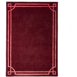 Teppich Klyt Rot Viskose/Wolle 200 cm 290 cm - Material: Mischgewebe - Teppich