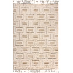 Teppich Wynz Beige Wolle 200 cm 290 cm - Farbe: natur - Teppich