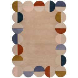 Teppich Tryja Beige Wolle 160 cm 230 cm - Farbe: natur - Teppich