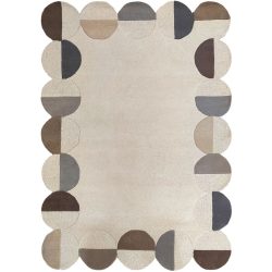 Teppich Tryja Beige Wolle 120 cm 170 cm - Farbe: natur - Teppich