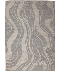 Teppich Fluxi Grau Polyester 200 cm 310 cm - Farbe: hellgrau - Teppich