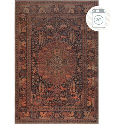 Teppich Mezri Grau Polyester 190 cm 290 cm - Farbe: hellgrau - Teppich