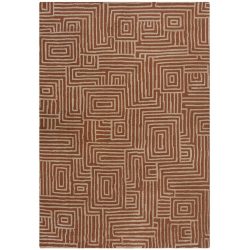 Teppich Xenji Beige Polyester 120 cm 170 cm - Farbe: natur - Teppich