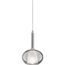 Giberti Luce Pendellampe Carina Grau Glas 16 cm 26.5 cm - Pendellampe
