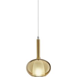 Giberti Luce Pendellampe Carina Gold Glas 16 cm 26.5 cm - Pendellampe